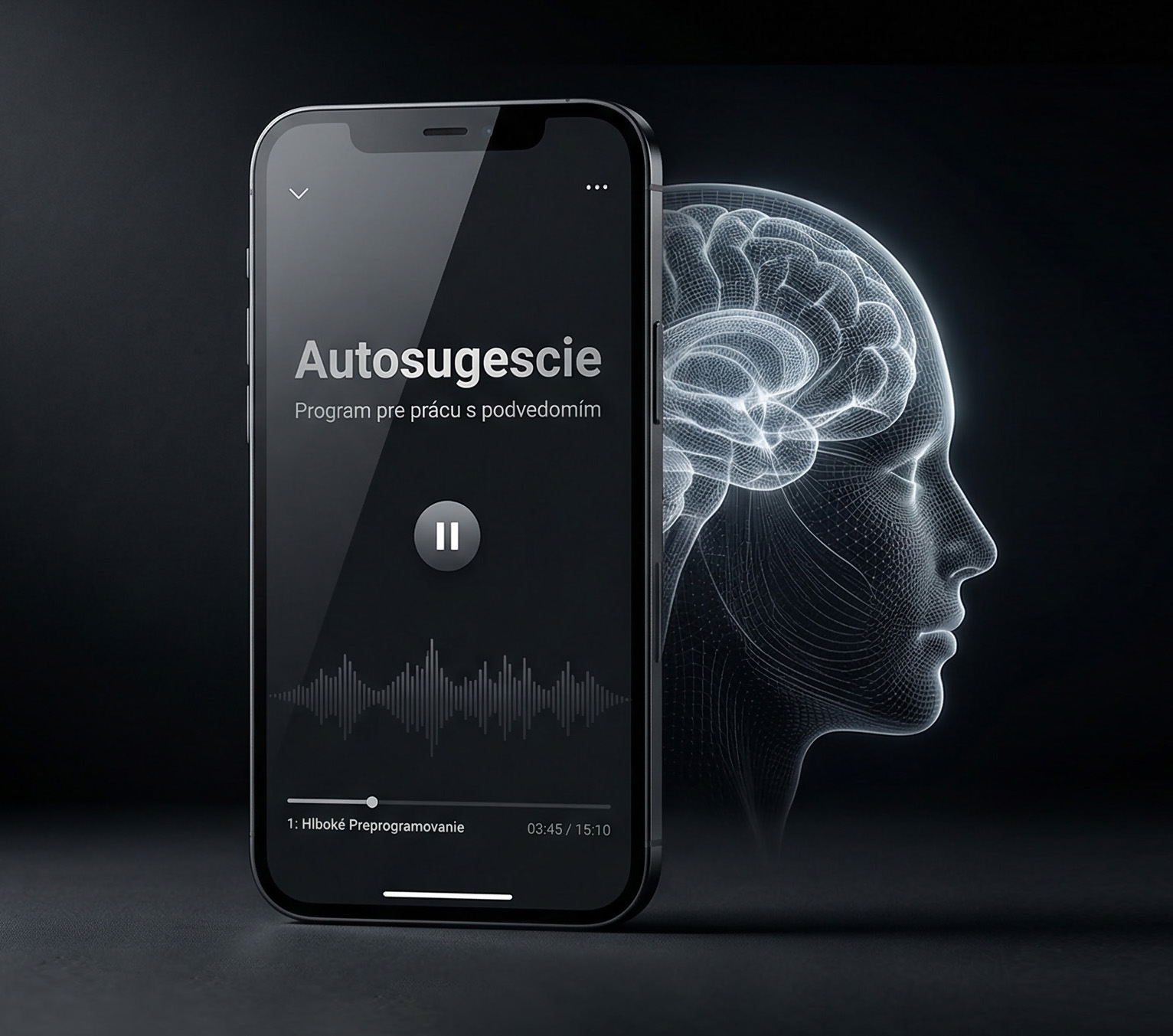 Autosugescie – audio program pre prácu s podvedomím banner cierny 2